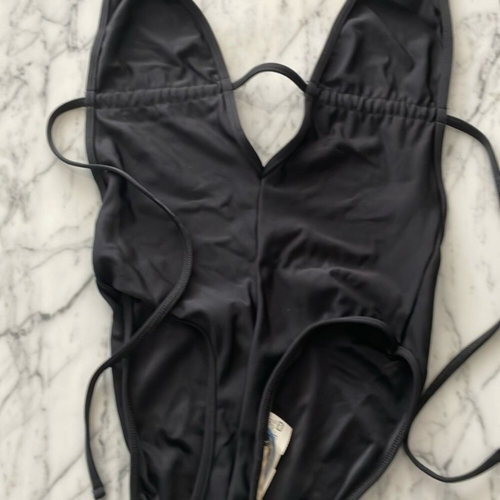 NWT American Apparel-Deep V Bathing Suit